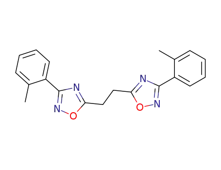1,2,4-Oxadiazole, 5,5'-(1,2-ethanediyl)bis[3-(2-methylphenyl)-