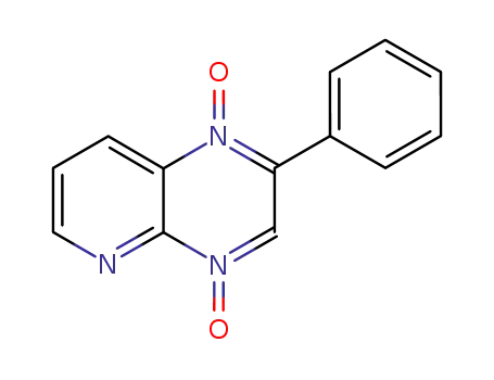 Molecular Structure of 80904-34-3 (2-Phenylpyrido<2,3-b>pyrazin-1,4-dioxid)