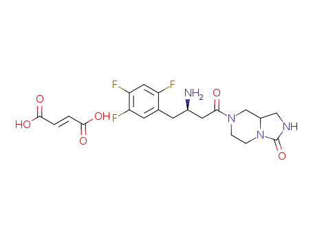 (2R)-4-oxo-4-[hexahydro-3-oxoimidazo[1,5-a]pyrazin-7(8H)-yl]-1-(2,4,5-trifluorophenyl)butan-2-amine fumarate
