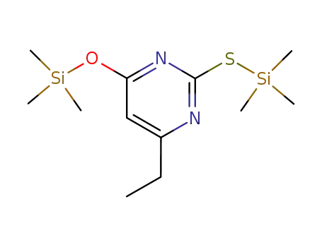 4-Ethyl-6-trimethylsilanyloxy-2-trimethylsilanylsulfanyl-pyrimidine
