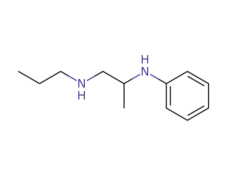 Molecular Structure of 78286-62-1 (N<sup>2</sup>-Phenyl-N<sup>1</sup>-propyl-propane-1,2-diamine)