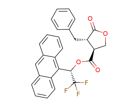 (1'S,3S,4S)-1-(9-anthryl)-2,2,2-trifluoroethyl-4-benzyl-5-oxo-3-tetrahydrofurancarboxylate
