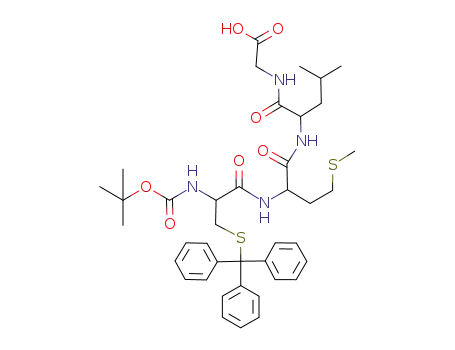 {2-[2-(2-tert-Butoxycarbonylamino-3-tritylsulfanyl-propionylamino)-4-methylsulfanyl-butyrylamino]-4-methyl-pentanoylamino}-acetic acid