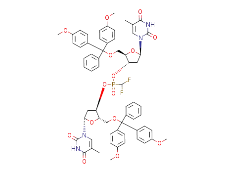 Molecular Structure of 115289-00-4 (C<sub>63</sub>H<sub>63</sub>F<sub>2</sub>N<sub>4</sub>O<sub>15</sub>P)