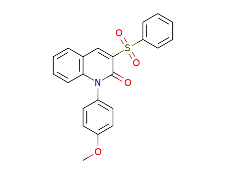 N-(p-methoxyphenyl)-3-phenylsulfonylquinolin-2-one