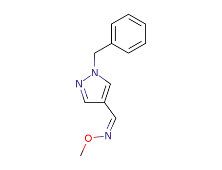 (Z)-1-benzyl-1H-pyrazole-4-carbaldoxime O-methyl ether