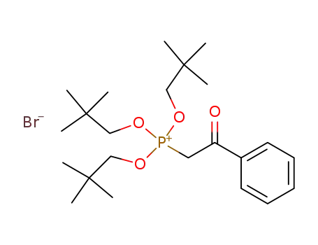 Molecular Structure of 81023-82-7 (trineopentyloxy(phenacyl)phosphonium bromide)