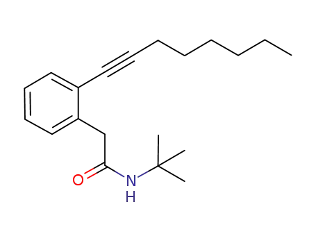 N-tert-butyl-2-(2-oct-1-ynylphenyl)acetamide