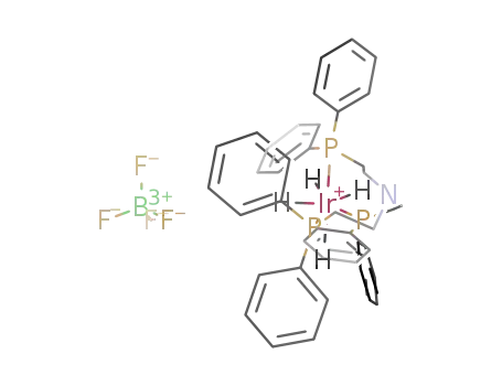 Molecular Structure of 1225526-69-1 ([IrH4(κ3-N(CH2CH2PPh2)3)]BF4)