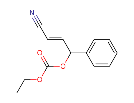 (E)-(3-Cyan-1-phenyl-2-propenyl)-ethyl-carbonat