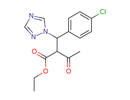 2-[(4-Chloro-phenyl)-[1,2,4]triazol-1-yl-methyl]-3-oxo-butyric acid ethyl ester