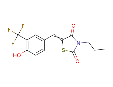 5-(4-hydroxy-3-trifluoromethylbenzylidene)-3-propylthiazolidine-2,4-dione