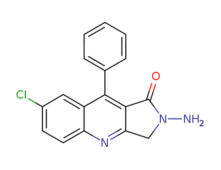 2-amino-7-chloro-2,3-dihydro-9-phenyl-1H-pyrrolo<3,4-b>quinoline-1-one