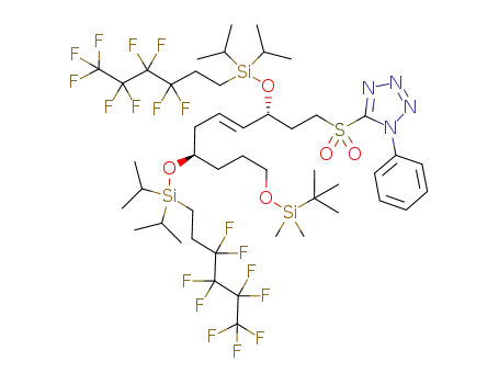 C<sub>47</sub>H<sub>72</sub>F<sub>18</sub>N<sub>4</sub>O<sub>5</sub>SSi<sub>3</sub>