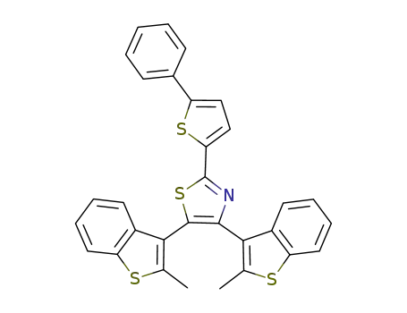 4,5-bis(2-methylbenzo[b]thiophen-3-yl)-2-(5-phenylthiophen-2-yl)thiazole