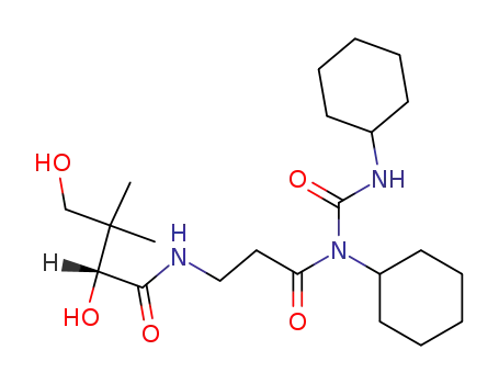 Molecular Structure of 75980-10-8 (N-(D-Pantothenoyl)-N,N'-dicyclohexylurea)