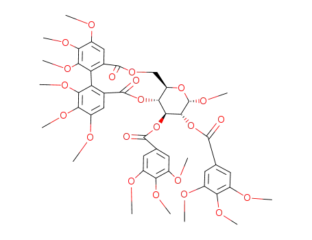 α-anomer of trideca-O-methyltellimagrandin-I