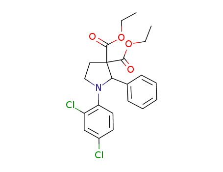 diethyl 1-(2,4-dichlorophenyl)-2-phenylpyrrolidine-3,3-dicarboxylate