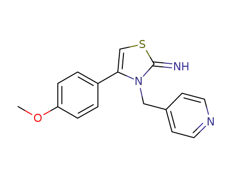4-(4-methoxyphenyl)-3-(pyridine-4-ylmethyl)thiazol-2(3H)imine