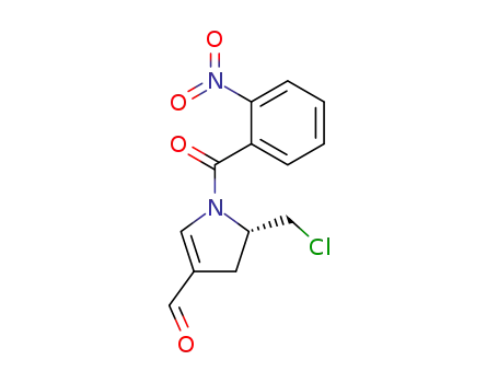 (S)-5-Chloromethyl-1-(2-nitro-benzoyl)-4,5-dihydro-1H-pyrrole-3-carbaldehyde
