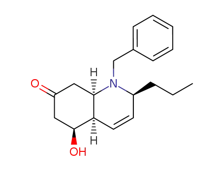 (2S<sup>*</sup>,4aR<sup>*</sup>,5S<sup>*</sup>,8aR<sup>*</sup>)-1-benzyl-2-(1-propyl)-(Δ-3,4)-5-hydroxy-7-oxooctahydroquinoline