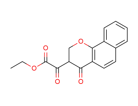 3-Ethoxalyl-4-oxo-2,3-dihydro-4H-nahtho<1,2-b>pyran