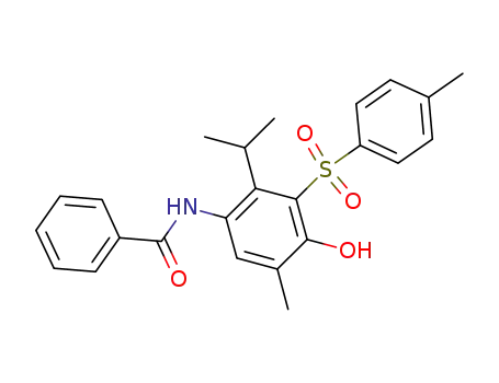 N-[4-hydroxy-2-isopropyl-5-methyl-3-(4-methylphenylsulfonyl)phenyl]benzamide