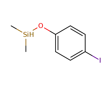 Molecular Structure of 79516-18-0 ((4-Iodo-phenoxy)-dimethyl-silane)
