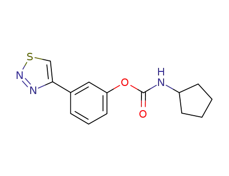3-(1,2,3-thiadiazol-4-yl)phenyl cyclopentylcarbamate
