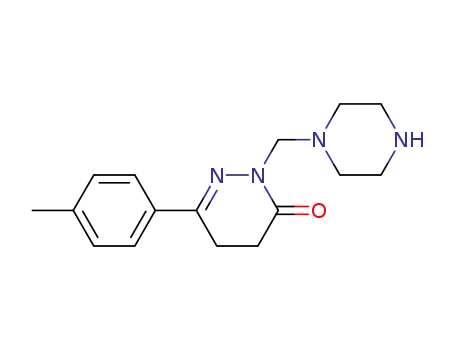 6-(4-methylphenyl)-2-(piperazin-1-ylmethyl)-4,5-dihydropyridazin-3(2H)-one