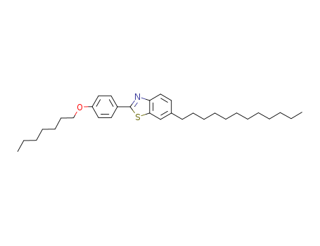 Molecular Structure of 188754-25-8 (Benzothiazole, 6-dodecyl-2-[4-(heptyloxy)phenyl]-)
