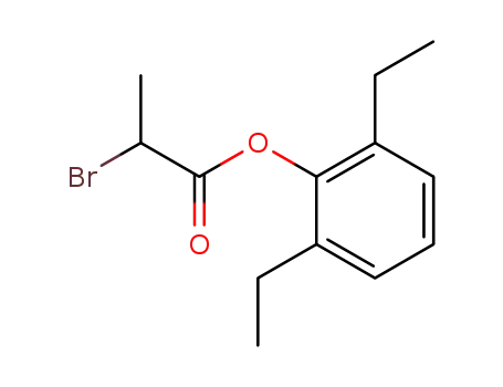 Molecular Structure of 1440-76-2 ((+/-)-2-Brom-propionsaeure-<2,6-diethylphenylester>)