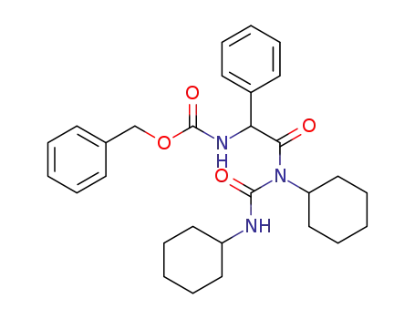 [2-(1,3-Dicyclohexyl-ureido)-2-oxo-1-phenyl-ethyl]-carbamic acid benzyl ester