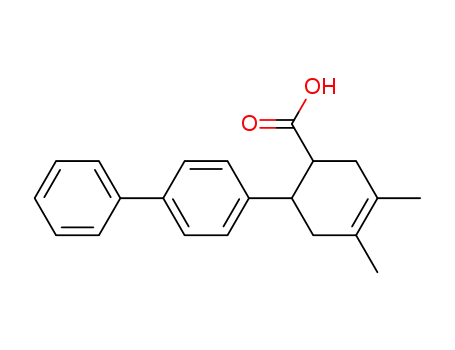 4,5-Dimethyl-2-<4-diphenyl>-1,2,3,6-tetrahydro-benzoesaeure