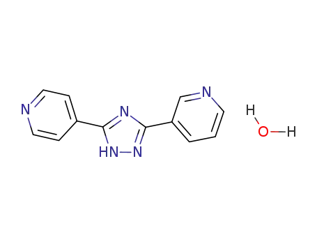 1H-3-(3-pyridyl)-5-(4-pyridyl)-1,2,4-triazole monohydrate