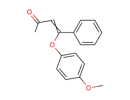 3-Buten-2-one, 4-(4-methoxyphenoxy)-4-phenyl-, (E)-