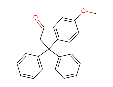 9H-Fluorene-9-acetaldehyde, 9-(4-methoxyphenyl)-