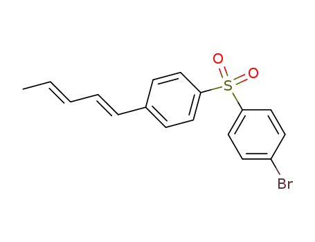 trans,trans-4'-Brom-4-(pentadien-(1,3)-yl)-diphenylsulfon