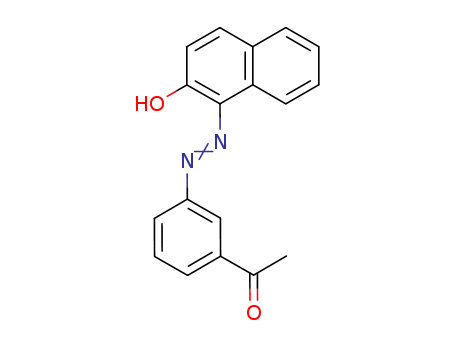 Ethanone, 1-[3-[(2-hydroxy-1-naphthalenyl)azo]phenyl]-