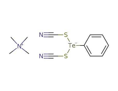 Tetramethylammoniumphenyl-dithiocyanatotellurat(II)