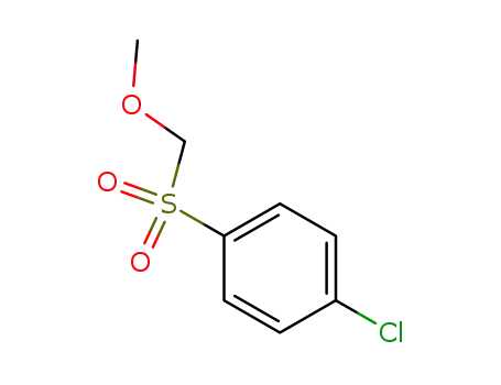Molecular Structure of 41998-12-3 (Benzene, 1-chloro-4-[(methoxymethyl)sulfonyl]-)