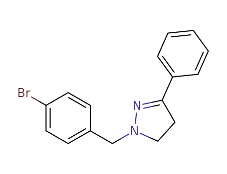 1-(4-bromobenzyl)-3-phenyl-4,5-dihydro-1H-pyrazole