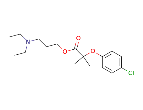 α-(4-Chlorphenoxy)-isobuttersaeure-(2-diethylaminopropyl)-ester