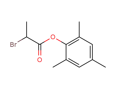 Molecular Structure of 1440-87-5 ((+/-)-2-Brom-propionsaeure-<2,4,6-trimethyl-phenylester>)