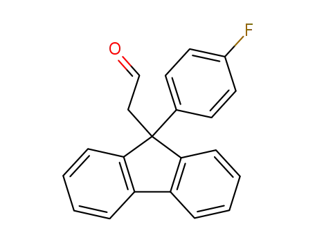 9H-Fluorene-9-acetaldehyde, 9-(4-fluorophenyl)-