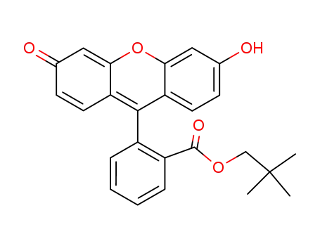 Molecular Structure of 132034-81-2 (fluorescein 2,2-dimethylpropanyl ester)