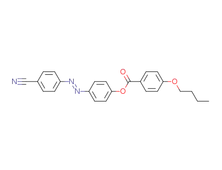 Benzoic acid, 4-butoxy-, 4-[(4-cyanophenyl)azo]phenyl ester