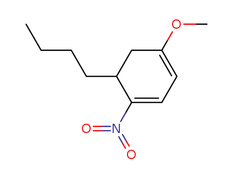 Molecular Structure of 69745-34-2 (1,3-Cyclohexadiene, 5-butyl-1-methoxy-4-nitro-)