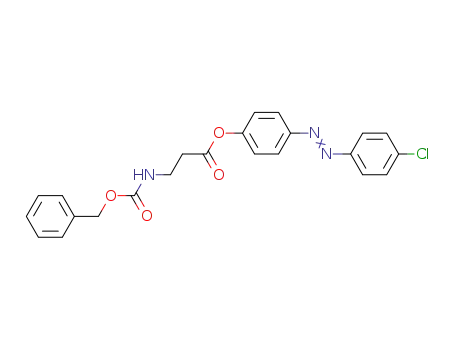 N-Benzyloxycarbonyl-β-alanin-<4-(4-chlor-phenylazo)-phenylester>