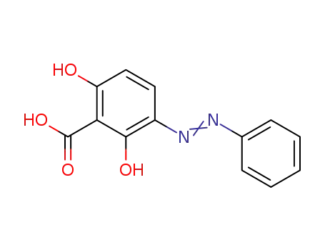 Molecular Structure of 395-20-0 (2,6-dihydroxy-3-phenylazo-benzoic acid)